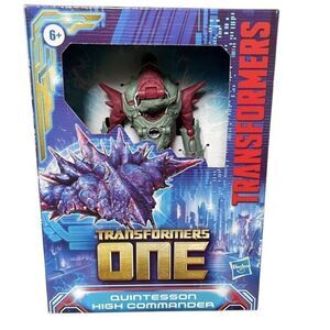 New Transformers One Quintesson High Commander Hasbro Deluxe Action Figure Toys